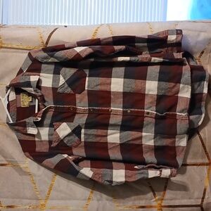 Rustic Ridge snap button flannel woman's XL